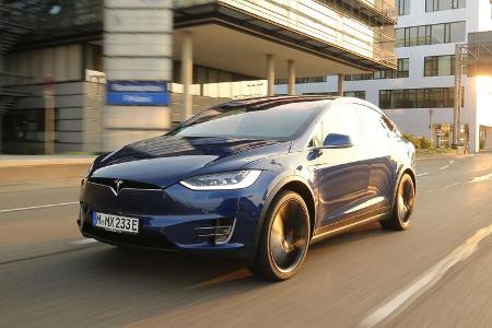 Tesla Model X P90D, Frontansicht