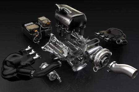 Formel 1 - F1- Renault - Motor - V6-Turbo - MGU-H - MGU-K