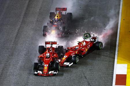 Start-Crash - GP Singapur 2017