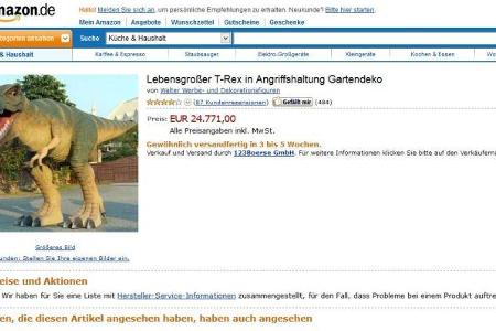 Witzigster Kommentar der Amazon-User: Zugegeben, ein Schnäppchen ist mein neues Baby nicht gerade, aber das ist der Oldtimer...