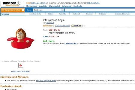 Witzigster Kommentar der Amazon-User: Damit wir nicht immer die Sauren sind, tut es gut, Angie auch mal was Saures zu geben.