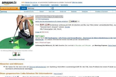 Golfsspiel-Set TOILET GOLF