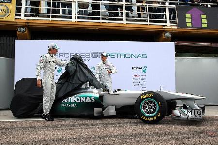 02/11 Mercedes GP W02 2011 Launch