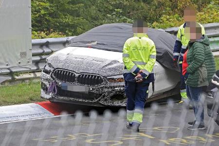 Erlkönig BMW Versuchsträger Crash