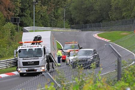 Erlkönig BMW Versuchsträger Crash