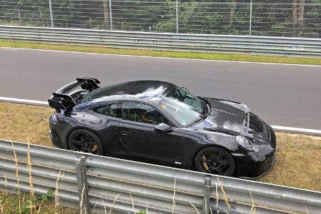 Erlkönig Porsche 911 GT3 Panne Nürbungring