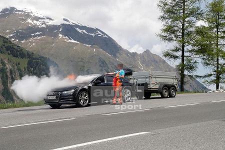 Erlkönig Audi A7 Feuer