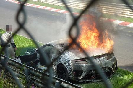 Erlkönig Honda NSX Feuer