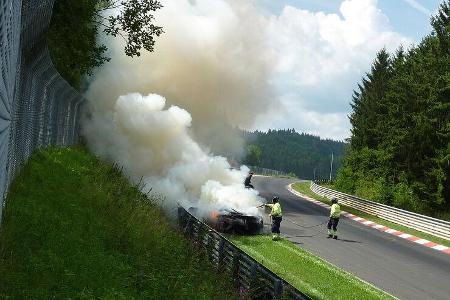 Erlkönig Honda NSX Feuer