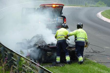 Erlkönig Honda NSX Feuer