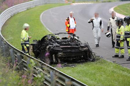 Erlkönig Honda NSX Feuer