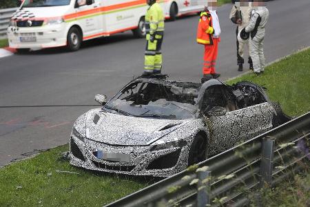 Erlkönig Honda NSX Feuer