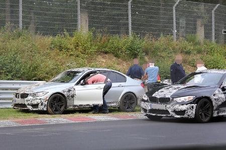 Erlkönig BMW M3 Crash