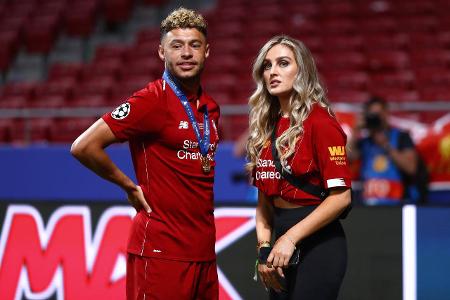 Alex Oxlade-Chamberlain und Perrie Edwards