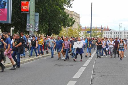 Illegale Querdenker-Demonstration Berlin