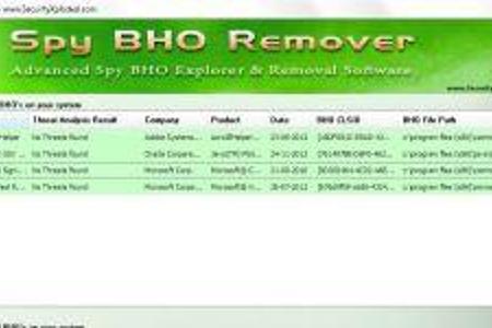 Das Tool Spy BHO Remover zeigt alle installierten Browser Helper Objects an und entfernt die böswilligen BHOs, sowie auch lä...