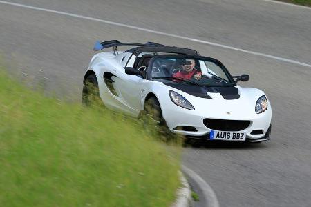 Lotus Elise Cup 250, Frontansicht