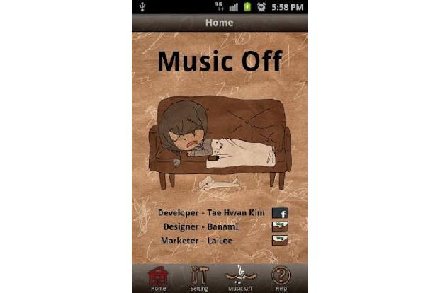 Music Off, I'm Sleeping! verleiht Audioplayer-Apps eine zusätzliche Schlummer-Funktion. Abhängig von den Bewegungen des Nutz...