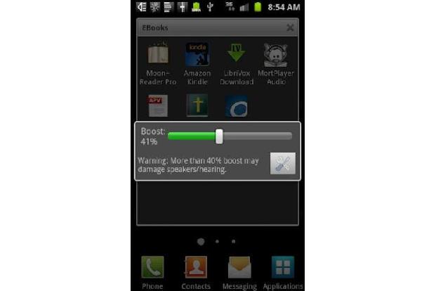 Speaker Boost erhöht die Lautstärke von Videos, Musik und Apps über die vom Gerätehersteller vorgegebene Maximallautstärke h...