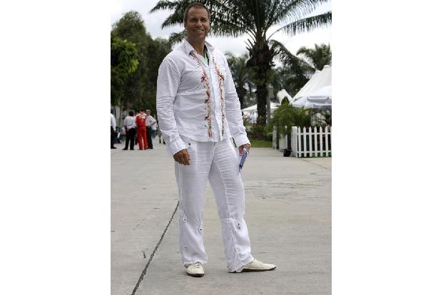 Im Jahr 2009 begeistert Kai Ebel mit dieser mutigen 'Weiß-Weiß-Weiß-Kombination'