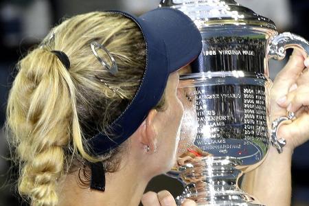 2015 trainiert Graf einige Tage die aufstrebende Angelique Kerber. 'Sie hat mir unglaublich viel gegeben', schwärmt Kerber a...