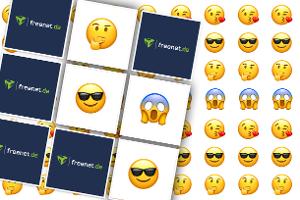 Memo-Spiel mit Emojis fntdt