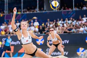 Beachvolleyball-EM: Drei Frauen-Duos im Achtelfinale