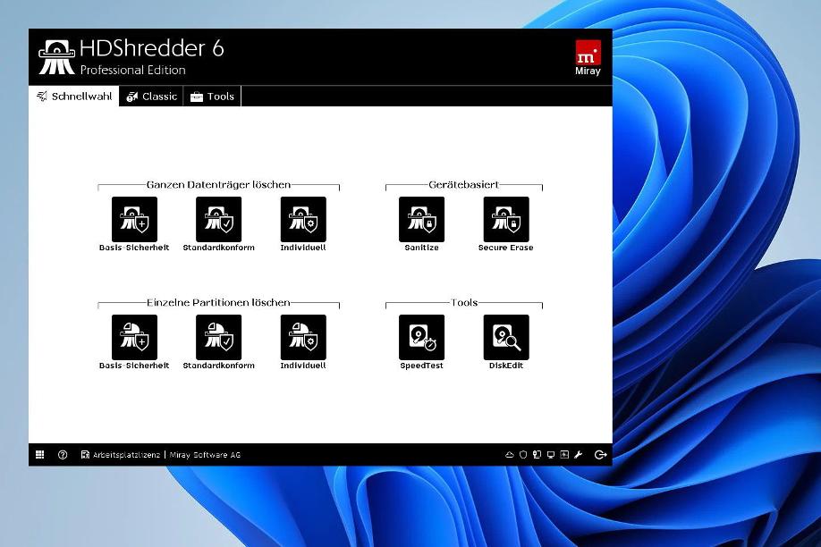 Mit HDShredder Windows-Festplatten unkompliziert bereinigen