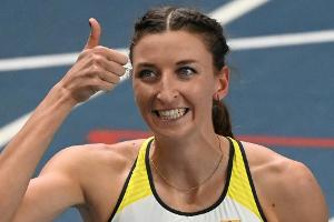 Lokalmatadorin Hering läuft ins 800-m-Finale