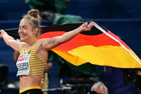 Leichtathleten feiern EM-Ergebnis, heben aber nicht ab Leichtathleten feiern EM-Ergebnis, heben aber nicht ab