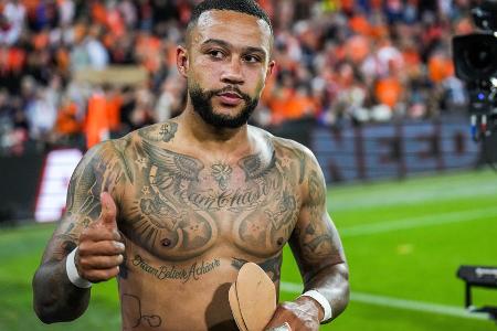 Memphis Depay (FC Barcelona) - Depay soll auf der Streichliste des FC Barcelona stehen. Der Niederländer wurde lange mit einem Wechsel zum BVB in Verbindung gebracht. Wahrscheinlich(er) ist aktuell aber, dass er sich Juventus Turin anschließt.