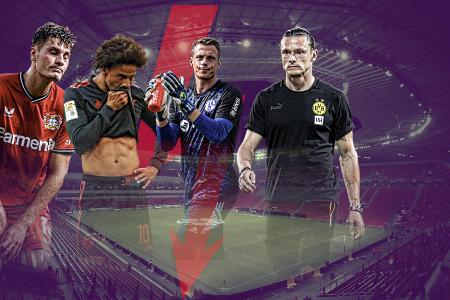 Die 10 größten Verlierer des Saisonstarts - Die neue Saison ist in vollem Gange. Alle 18 Bundesligisten haben bereits mindestens drei Pflichtspiele absolviert. Die ersten Sorgenkinder der Liga kristallisieren sich heraus, darunter deutsche Nationalspieler vom BVB und vom FC Bayern, ein Rekord-Einkauf sowie der vermeintliche Nachfolger von Haaland und Lewandowski. Das sind die zehn größten Verlierer des Saisonstarts: Die 10 größten Verlierer des Saisonstarts - Die neue Saison ist in vollem Gange. Alle 18 Bundesligisten haben bereits mindestens drei Pflichtspiele absolviert. Die ersten Sorgenkinder der Liga kristallisieren sich heraus, darunter deutsche Nationalspieler vom BVB und vom FC Bayern, ein Rekord-Einkauf sowie der vermeintliche Nachfolger von Haaland und Lewandowski. Das sind die zehn größten Verlierer des Saisonstarts: