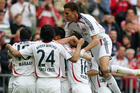 Platz 8 (geteilt): FC Bayern München - Saison 2005/2006 - Drei Spiele, drei Siege, 11:2 Tore