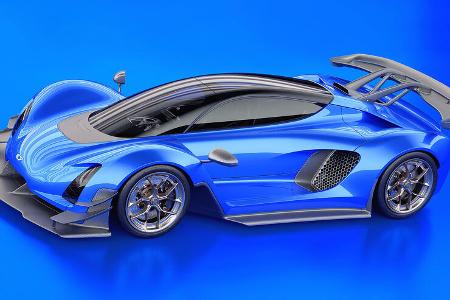 08/2022, Czinger 21C High Downforce Blue My Mind