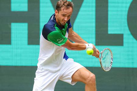 Platz 7: Daniil Medvedev (26 Jahre) - Einnahmen: 19,3 Millionen Dollar | Davon Preisgeld: 7,3 Millionen Dollar - Sonstige Einnahmen: 12 Millionen Dollar