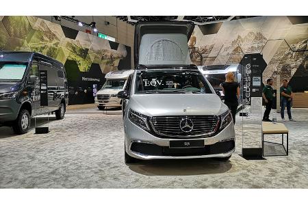 E-Campervan Mercedes-Benz EQV mit Sortimo-Ausbau