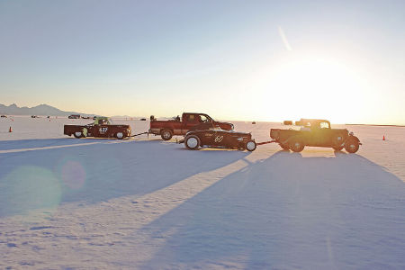 Bonneville Speed Week, Salzwüste, Impression, Geschwindigkeit, Rekordfahrten