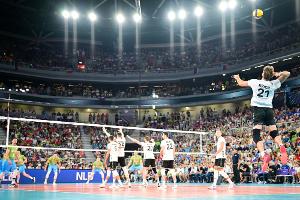 Volleyballer im Achtelfinale ausgeschieden