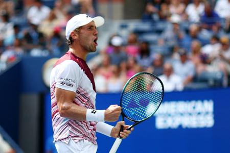 Norweger Ruud erstmals im Viertelfinale der US Open