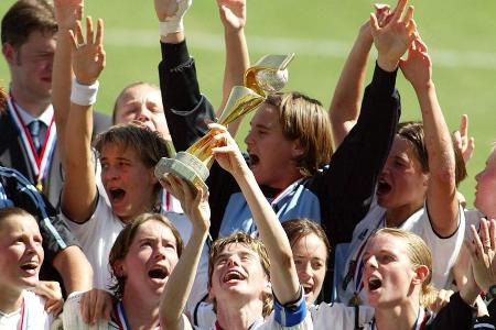 12. Oktober 2003 - Die deutschen Fußball-Frauen werden Weltmeister in den USA