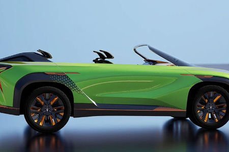 Hongqi E-LS Studie SUV-Cabrio