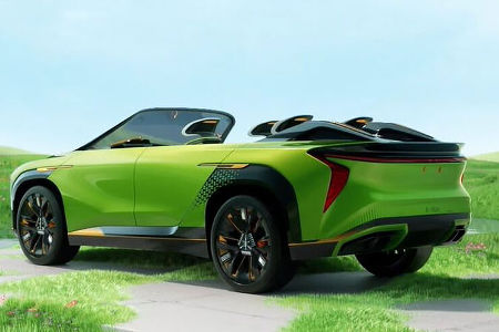 Hongqi E-LS Studie SUV-Cabrio