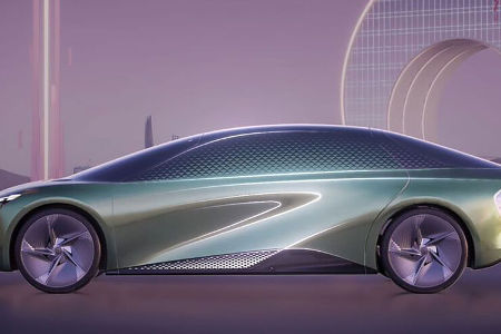  Hongqi Sedan EV Studie