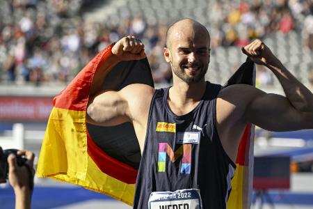 Speerwurf-Europameister Weber gewinnt beim ISTAF Speerwurf-Europameister Weber gewinnt beim ISTAF