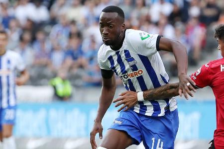Platz 3: Dodi Lukebakio | 27 Dribblings, 17 gewonnen - Verein: Hertha BSC