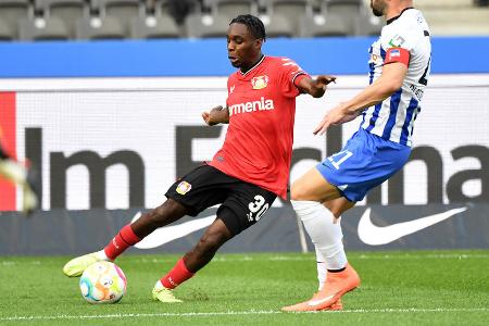 Platz 2: Jeremie Frimpong | 24 Dribblings, 19 gewonnen - Verein: Bayer Leverkusen