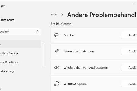 Die in Windows integrierte Problembehandlung behebt einige Fehler, beispielsweise, wenn das automatische Windows-Update fehlschlägt.