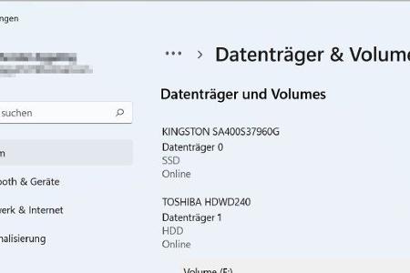 Die Datenträgerverwaltung über die „Einstellungen“ bietet nur Basisfunktionen. Wer mehr benötigt, greift zu anderen Tools, beispielsweise zu Minitool Partition Wizard.