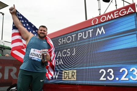 Diamond League: Kovacs stößt nah an den Weltrekord heran Diamond League: Kovacs stößt nah an den Weltrekord heran