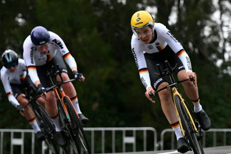 Straßenrad-WM: Deutsche Mixed-Staffel verpasst Medaille Straßenrad-WM: Deutsche Mixed-Staffel verpasst Medaille